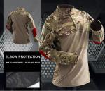 Quick Dry Custom Outdoor Clothing , Hunting Short Sleeve Combat Shirt Portable