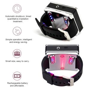 Wholesale Red Light Therapy Wrist Watch, Low Intensity Acupuncture Infrared Light for Knee Shoulder Body Rhinitis Pain Relief from china suppliers