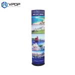 Easy Pop Up Cardboard Floor Display Stands 22 * 16 * 60 Inches For Promoting