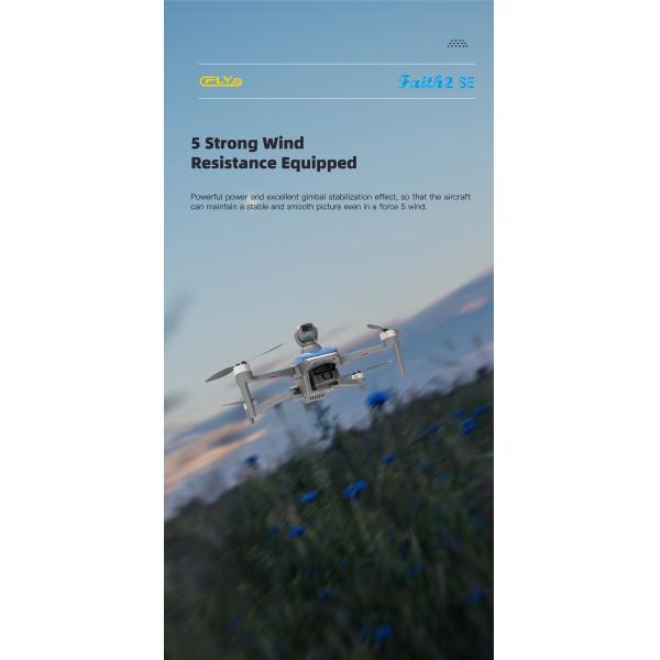 Discover the 2024 C-fly Faith 2 Se Drone 3-axis Gimbal 4k Camera GPS 5g FPV 3km Control Distance 28 Mins Flight Time
