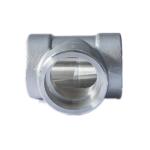 304 304L 316 316L High Pressure Stainless Steel Fittings Equal Tee socket