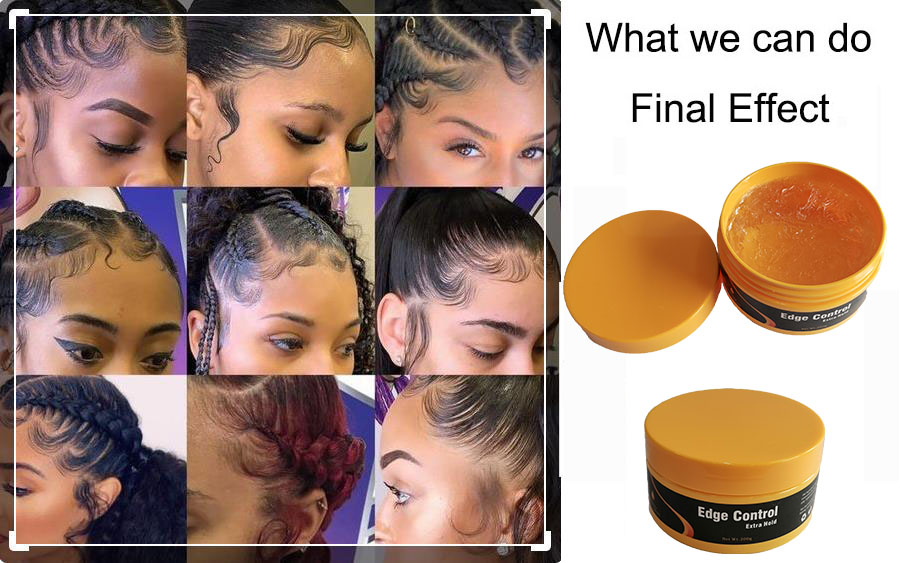 Customize Private Label 200g Honey Bee Wax Contains Minerals Strong Hold Edge Control