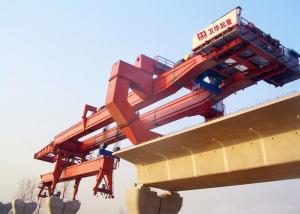 Wholesale High Stiffness Bridge Girder Launcher , Girder Gantry Crane Convenient Operation from china suppliers
