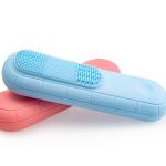 Durable Tasteless Silicone Cosmetic Purse , Tasteless Makeup Brush Holder