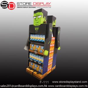Wholesale creative eye-catching double sides floor display shelf rack from china suppliers