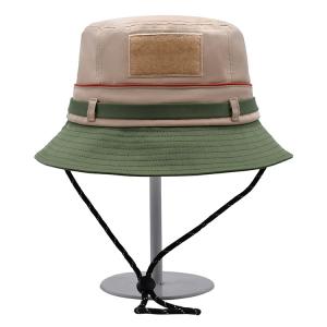 Wholesale Fashion Adjustable Rope Fishing Sun Hat Custom 100% Polyester Bucket Hat from china suppliers