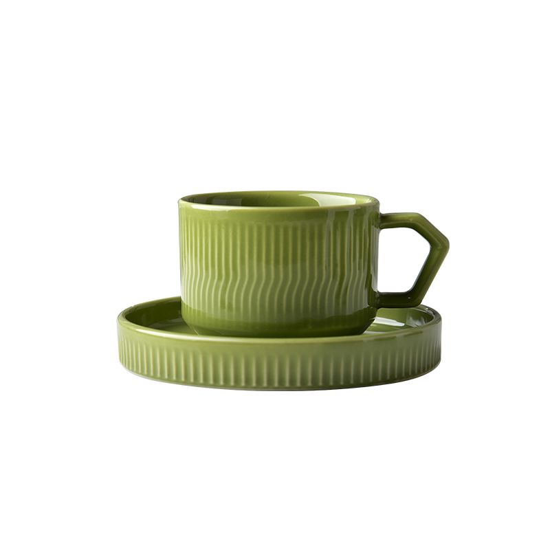 Custom Printed Porcelain Tea Cup And Saucer Set Perfect Gift For Coffee Enthusiasts