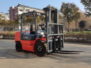 Wholesale Rated Capacity 4000kg Diesel Forklift Truck 4T Sitting Driving Style Four Wheel from china suppliers