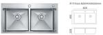 Polished Finish Stainless Steel Industrial Kitchen Sink Commercial Utility Sink