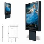 Floor Standing 0.1s W4700mm Led Advertising Light Box