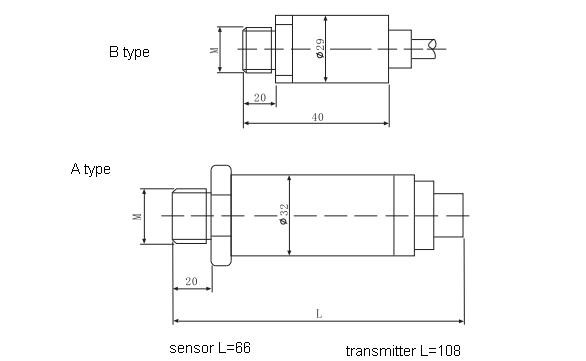 Differential High Temperature Pressure Transmitter For Liquid Gas Steam