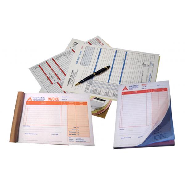 CB CF CFB Carbonless Paper In Reels Colorful Offset Printing 0.75-0.9 G/Cm3 Tensity