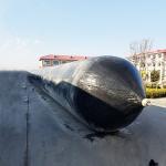 OEM Cylindrical Ship Launching Balloon Inflatable Ship Launching Rubber Airbag