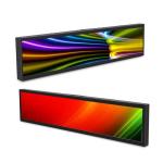 Black 28in Stretched LCD Display 400cdm2 Stretched Bar Lcd