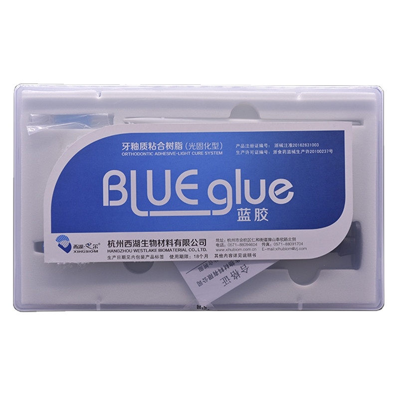 Light-Cure Band Cement Blue Glue with Fillers Up to 5 Minutes Working Time and Strong Adhesive Properties