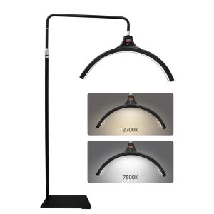 Wholesale 60w Lashes 3200k 6500k Led Half Moonlight Fill Lamp With Tripod Stand For Beauty Makeup Spa from china suppliers