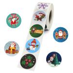ISO9001 Eco Friendly Hot Glue Christmas Gift Tag Custom Paper Stickers,Elevate
