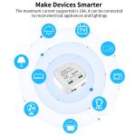 White Zigbee Smart Switch 86*86*40mm AC 100-240V Homekit Thread Light Switch