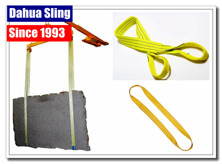 Polyester Duplex Web Sling Belt For Lifting , Synthetic Fiber Slings High Strength