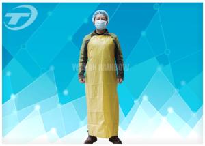 Wholesale PVC Disposable Plastic Aprons With Tie / Polyvinyl Chloride Fabric Waterproof Aprons For Adults from china suppliers