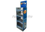 Semi-permanent Cardboard+ Plastic Floor Displays SGS Approval Merchandising