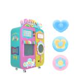 Smart Cotton Candy Making Machine Coin Credit Card Payment System Touch Screen