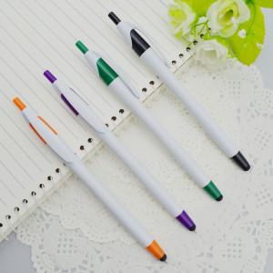 Chinese factory Wholesale promotional touch screen ball pen Logo stylus pen