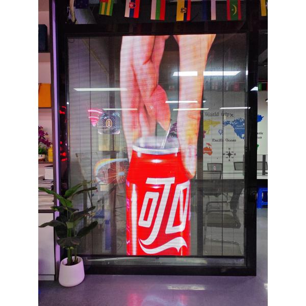 Flexible Installation Glass Transparent LED Display Outdoor Grille Large LED Display Screen