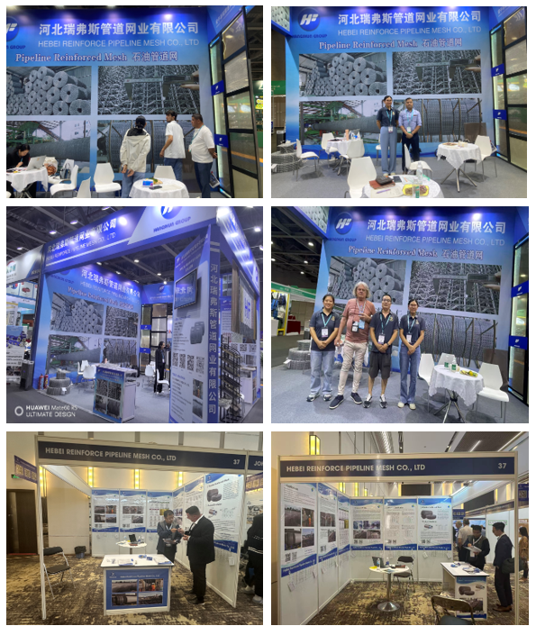 2.6MM Line Wires Pipeline Reinforced Welded Wire Mesh Anti Rust For Everglades Gas Pipeline