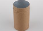 Brown High Grade Paper Cans Packaging Empty Kraft Paper Cylinder Containers For