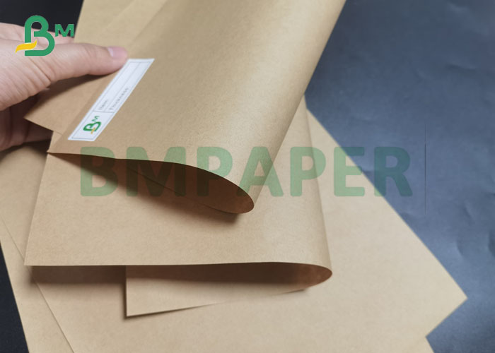 Cement Bags Material 80gsm Semi Extensible Virgin Kraft Paper 102cm Width Roll
