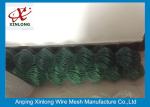 Black Chain Link Fence Panels For Basketball Ground 50 * 50 Mm Aperture