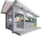 20ft 10ft Mini Pop-up Shop Container Coffee Shop Bar Fast-food Restaurant