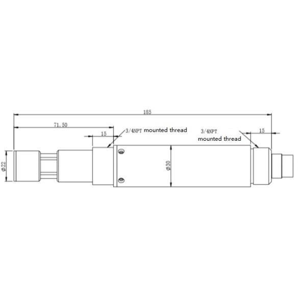 RS-485 Output ABS Shell Salinity Sensor For Brackish Water with resolution 0.1 PSU