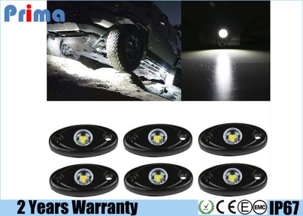 Led Rock Lights Kit 6 Pods 9W Underbody Glow Led Lights For Jeep Truck Car Off
