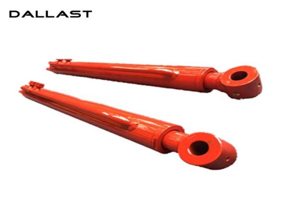 Harvesters Double Acting Telescopic Hydraulic Cylinder for Agricultural