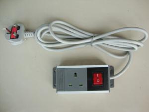 Wholesale Portable UK 1 Way Universal Power Strip With Surge Protector / Long Cord from china suppliers