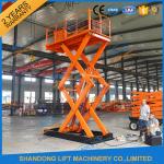 1T 5.5M Hydraulic Heavy Duty Scissor Lift Electric Home Scissor Lift Platform