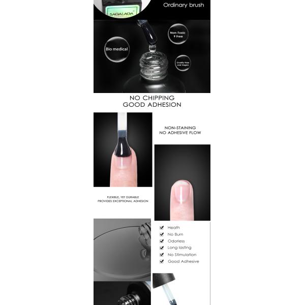 Gel Base and Top Coat French Rubber Base Uv Gel Nails Polish Cear Kg
