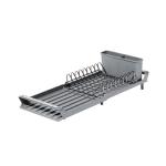 Non Folding Adjustable Metal Wire Kitchen Dish Rack For Sustainable Utensils