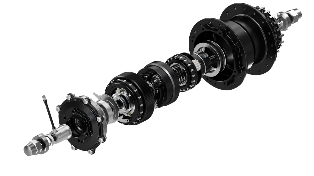 Electronic 3-Speed Internal Gear Hub for Premium City E-Bikes