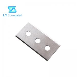 Wholesale Industrial Tungsten Carbide Razor Blades Three Holes Knives Aluminum Foil Film Cutting Machine Blades from china suppliers