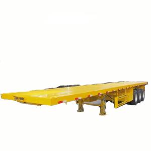 Wholesale Truck Trailer 20ft 40ft Container Chassis Semi Trailer with Heavy Duty Terminal Yard from china suppliers