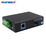 10/100M Industrial Fiber Media Converter SM Dual Fiber SC 20km 1310nm with Din