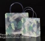 Loop Handles, Shopping Bags With Gusset Cardboard Bottom, Frosted Merchandise