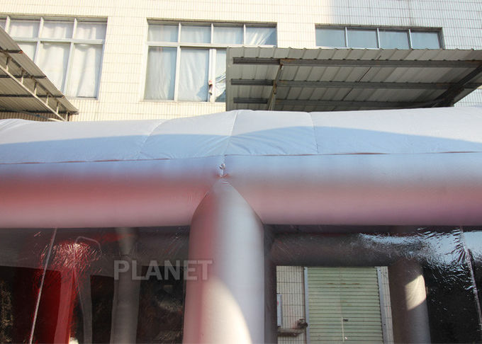 7m Long Inflatable Spray Booth With Blower Fire - Retardant EN14960 SGS CE