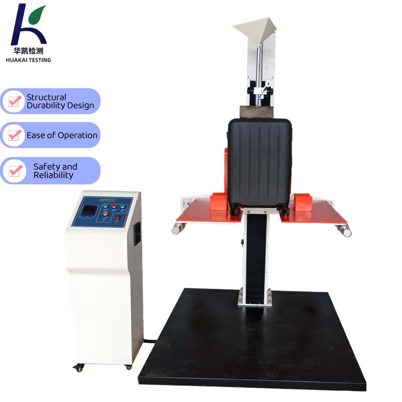 Luggage Packaging Professional Drop Tester Simulation of Handling Process Drop Strength Testing Equipment