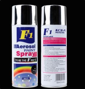 Wholesale Waterproof Chrome Effect F1 Acrylic Based Spray Paint from china suppliers