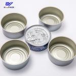 160g Tuna Cans Food Packaging D83*38mm Tin Plate Cans Customized