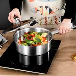 Amazon Top Seller Multipurpose 6PCS Pot Stainless Steel Frying Pan Cookware Sets